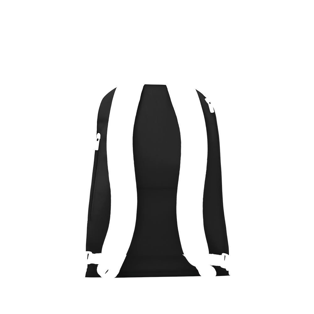 backpack continental back panel in kyoto black