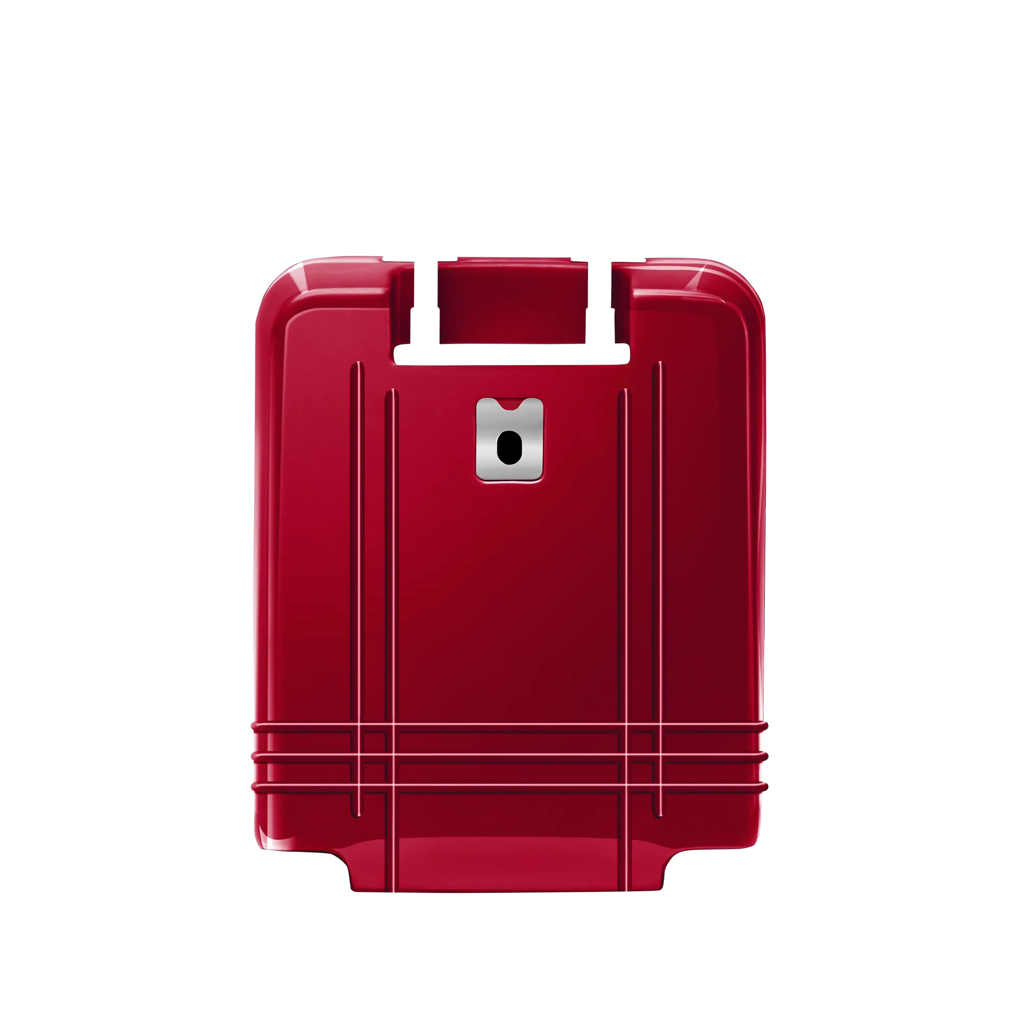 luggage large carry on back shell in glossy red