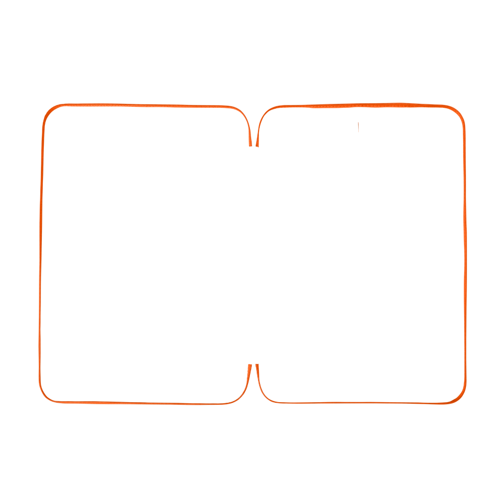 luggage non expandable zipper in seville orange