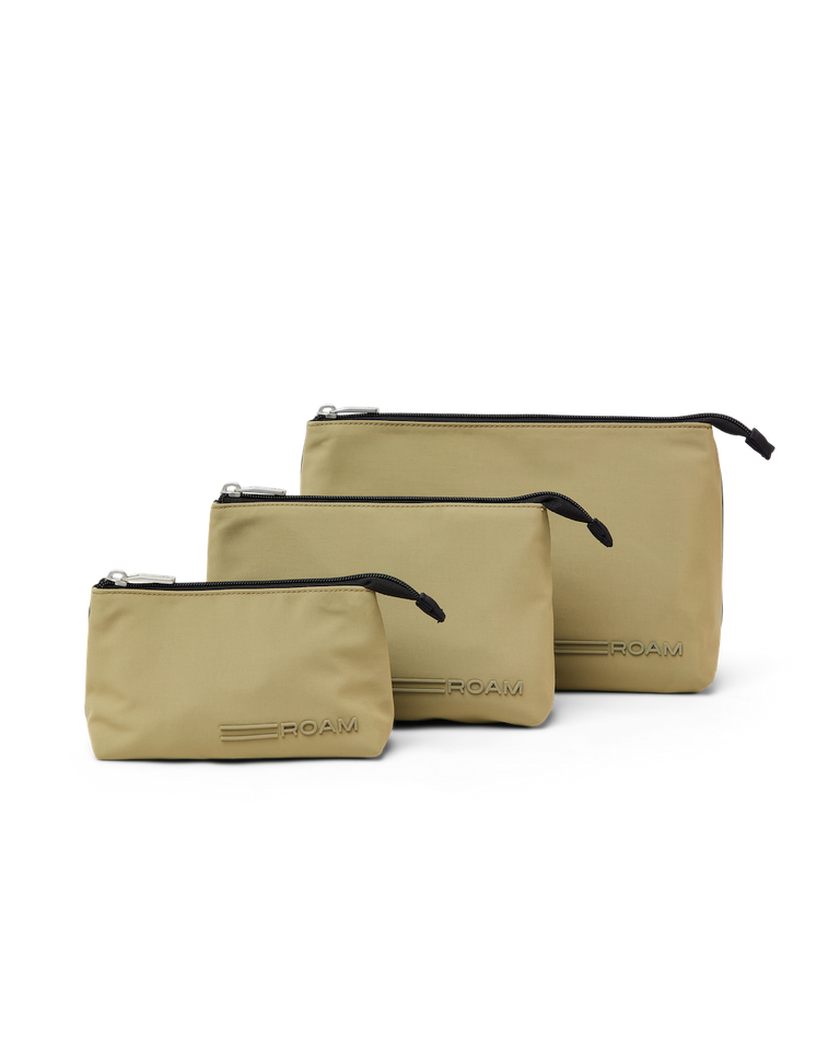 ROAM Luggage - Travel Pouch Set All 3