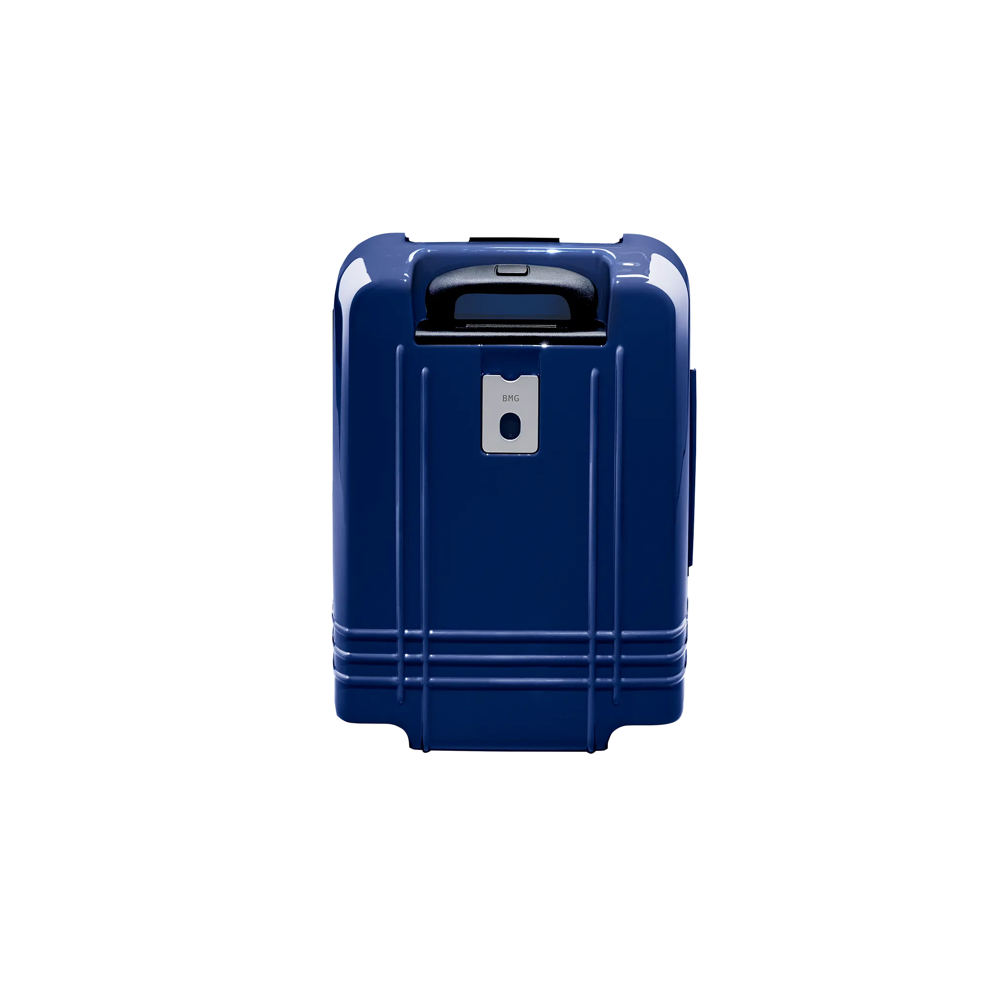 luggage carry on back shell in glossy navy