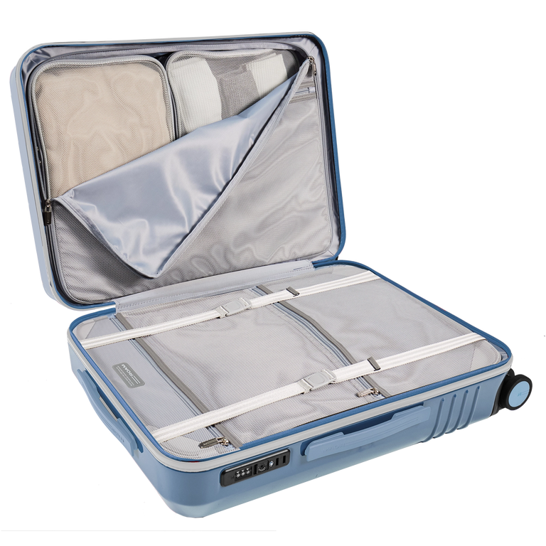 Compression boards allow you to pack more and stay wrinkle free.