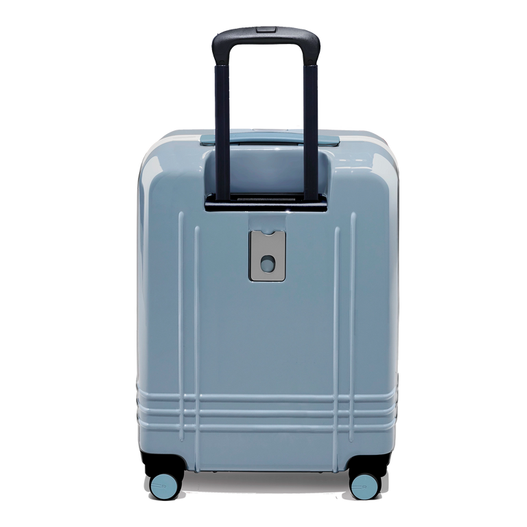 Every bag comes with the option for a free monogram on the ID plate which contains a slot for your contact information.