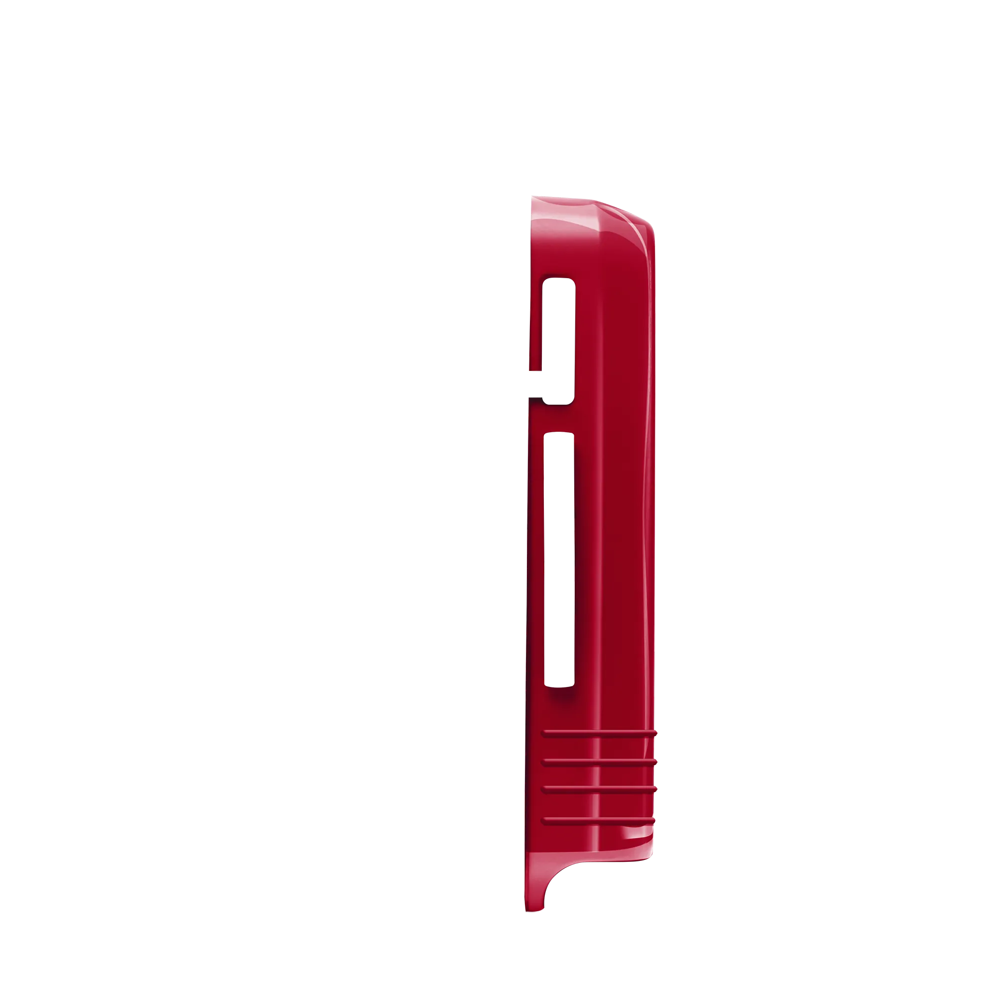 luggage check in back shell in glossy red