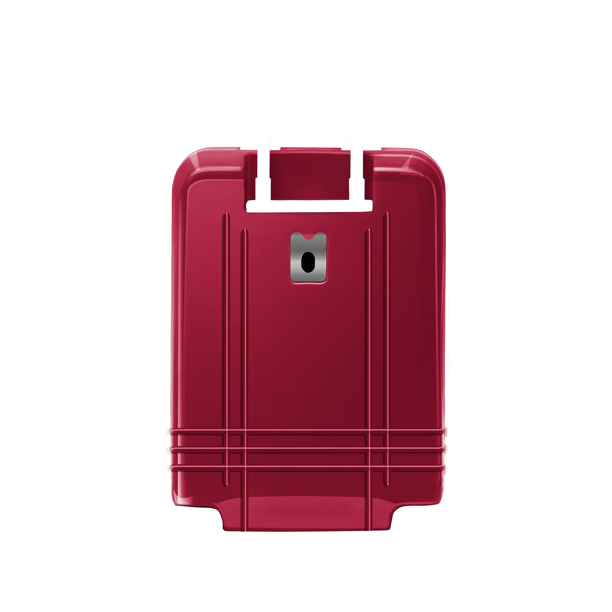 luggage carry on back shell in glossy red