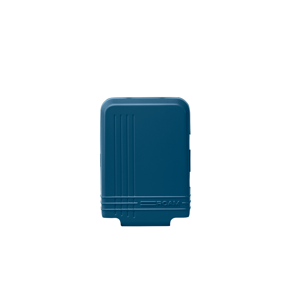 luggage carry on front shell in como blue