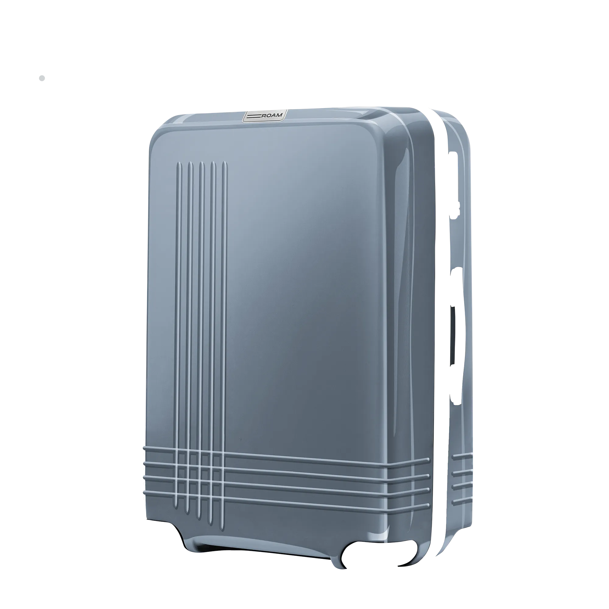 luggage large check in front shell in glossy slate