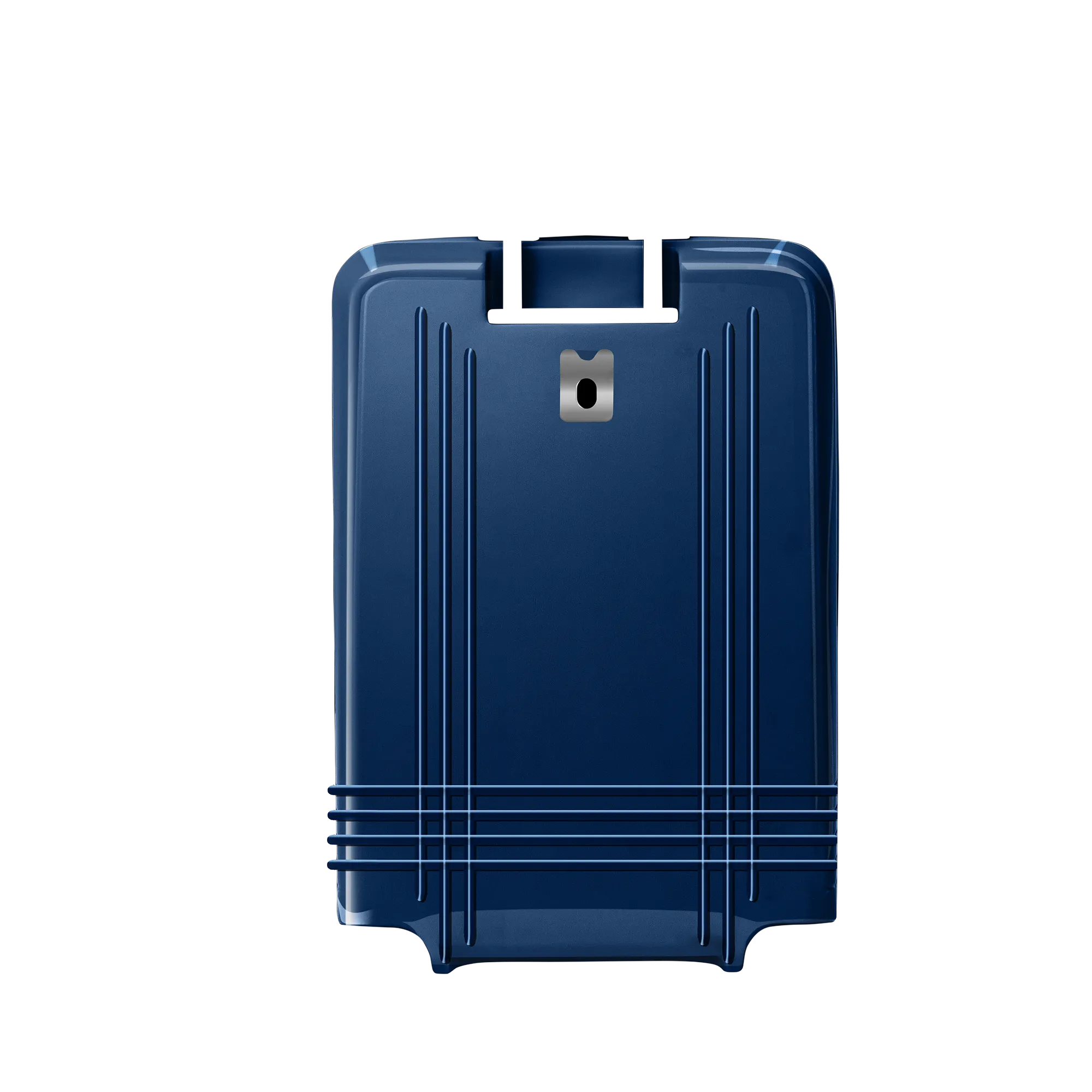 luggage large check in back shell in glossy navy