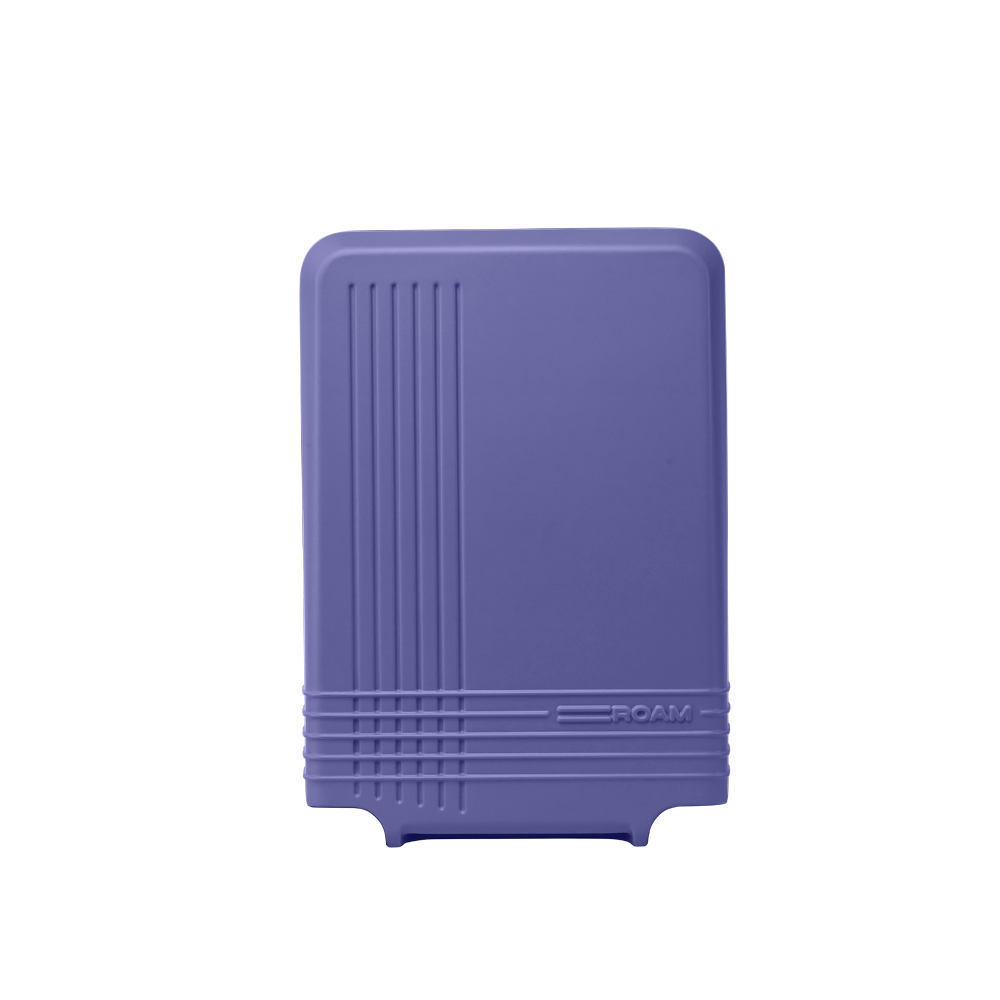 luggage large check in front shell in carolina lilac