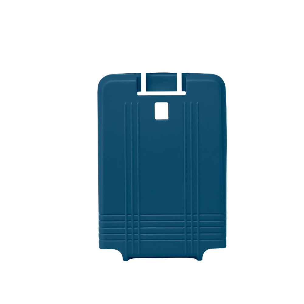 luggage large check in back shell in como blue