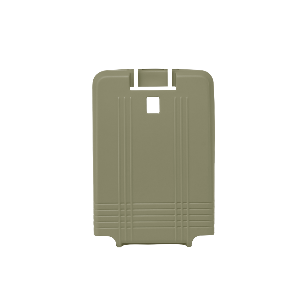 luggage large check in back shell in venetian green