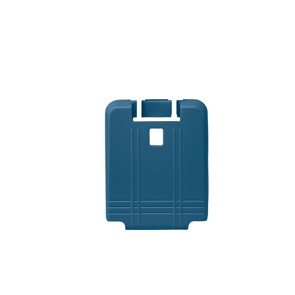 luggage large carry on back shell in como blue