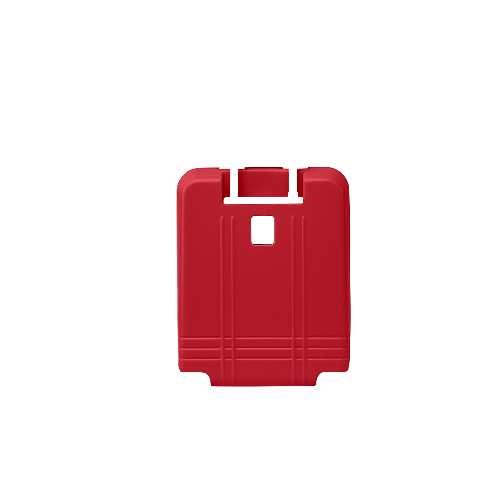 luggage large carry on back shell in toledo red